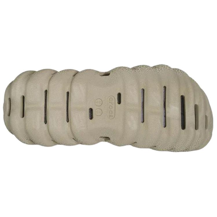 Crocs Echo Bobo Stone Универсальные повседневные клоги Унисекс Клоги Серо-коричневые 211630-0LJ