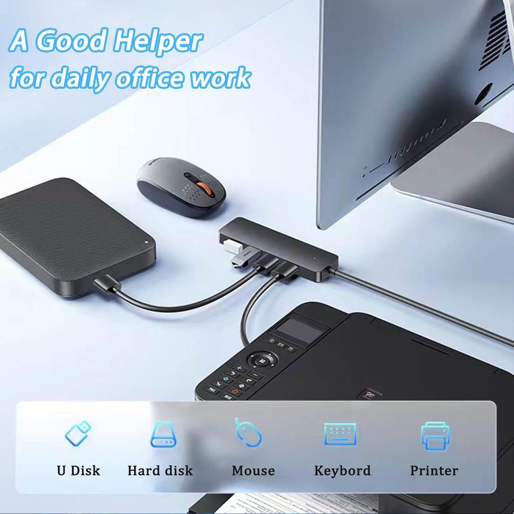 VIENON USB USB USB USB Хаб-расширитель для флешек и мышей 3.0, 4-портовый хаб, разветвитель, для ноутбука, Xbox, накопителей, жестких дисков, консолей, принтеров, камер, клавиатур,