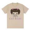 Melanie Martinez cry baby multfilm grafikali futbolka erkaklar ayollar uchun yoqimli retro harajuku moda futbolkalar 100% paxta katta o'lchamli futbolka