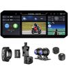 Changer Motorcycle Dash Motorcycle Motorcycle Navigation Auto Front and Music Earphone 64GB Memory Card Technical Approval Certified Cam, Monitor,