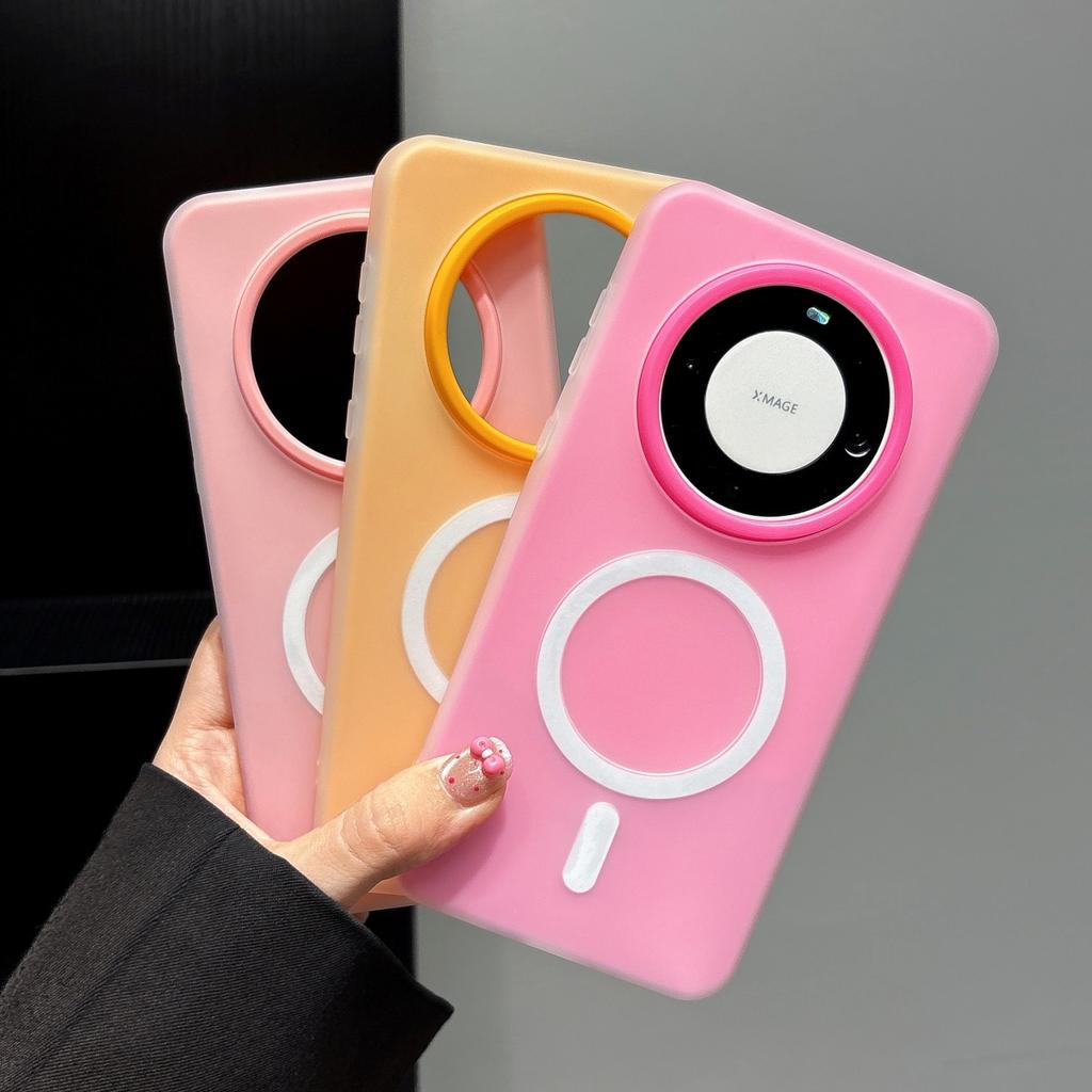 For Magsafe Magnetic Jelly Candy Clear Case For Huawei Pura80 P70 Ultra P60 Mate 70 60 50 Pro Wireless Charge Shockproof Cover