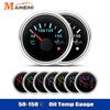7 Colors Backlight 52mm Voltmeter Fuel Level Water Level Oil Temp Gauge With Warning Light Universal For 12V 24V Boat Car Marine