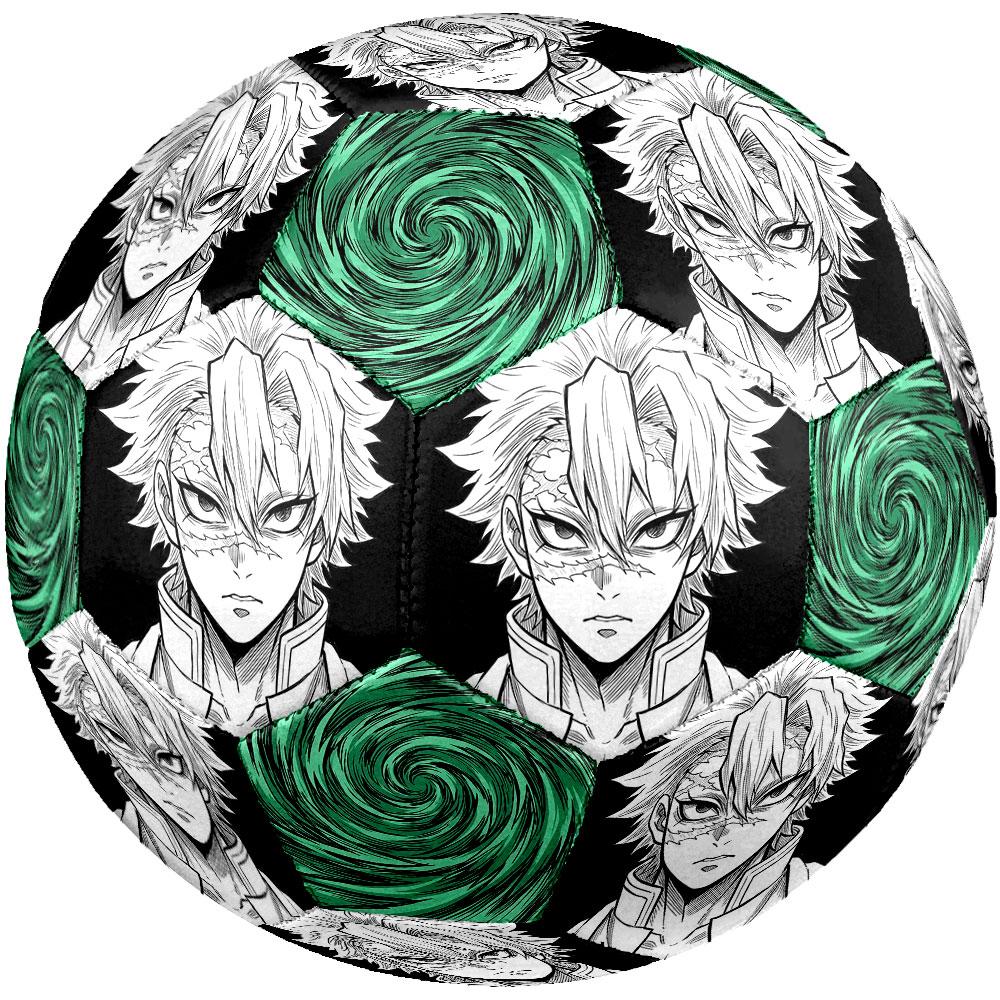1pc Demon Slayer Kimetsu no Yaiba Soccer Ball Size 5 Indoor Soccer Ball Fashion Colorful Backyard Game - Great For Sports Fans Gift HE20