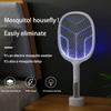 Electric Mosquito Swatter Rechargeable New Two In One Household Safety Super Mosquito Killing Lamp Lithium Battery