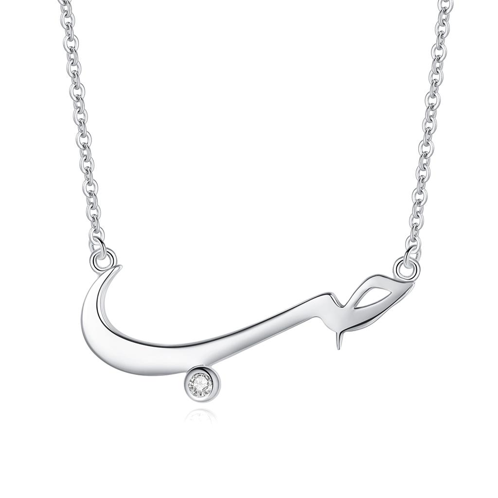 Арабское ожерелье Bff Friendship CZ Love из стерлингового серебра 925 пробы, массивное ожерелье с подвеской, цепочка на воротник, женские ювелирные изделия, подарок