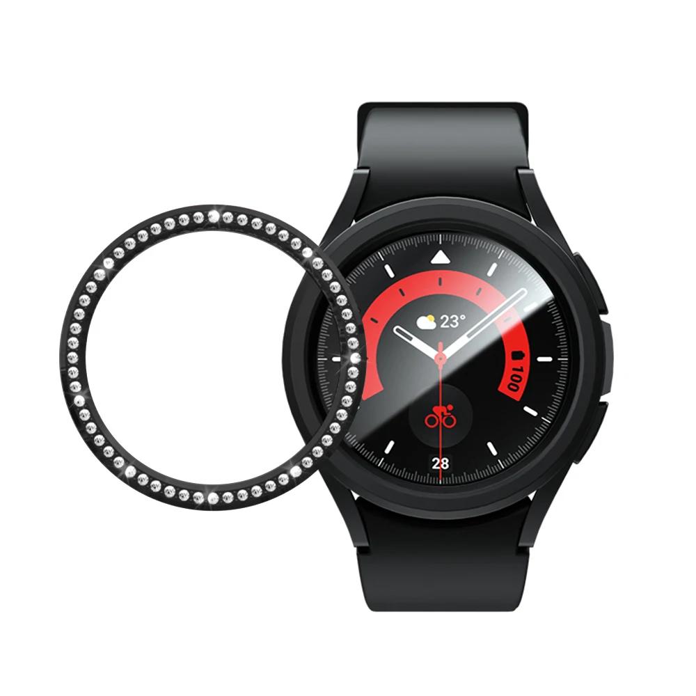 Алмазный Безель для Samsung Galaxy Watch 6 43мм 47мм Алмазное Украшение Защитная Накладка для Galaxy Watch6