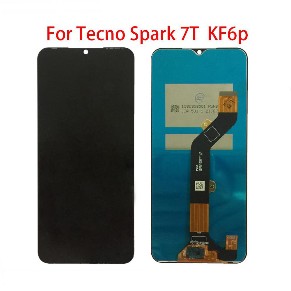 ЖК-экран для Tecno Spark 7T KF6p, ЖК-дисплей, дигитайзер сенсорного экрана, полная замена в сборе