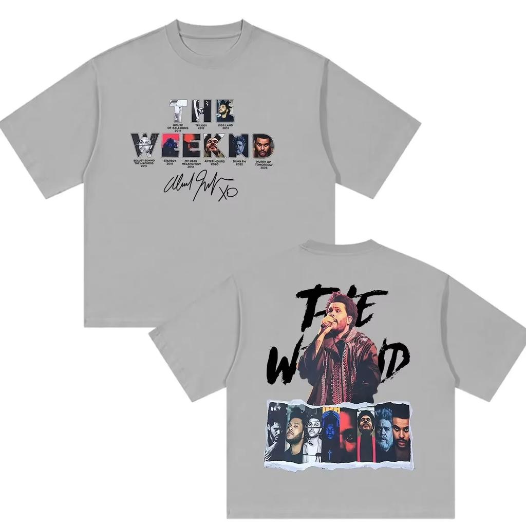Unisex Oversized Vintage Gothic Hip Hop Pop TShirt The Weeknd 2026 New Album Printed Casual Music Fan Top Tshirt