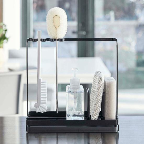 Стеллаж для хранения, держатель для губки, прочная конструкция, прочная несущая способность, кухонная, для спальни, для мытья посуды