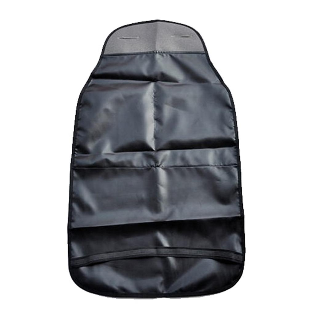 Чехол на заднее сиденье для детей, органайзер для хранения вещей с 2 карманами, водонепроницаемый защитный коврик для заднего сиденья, защитный чехол для спинки автомобильного сиденья