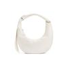 Charles & Keith Large Capacity Soft Knot Handheld New Moon Bag Women Handbags Black Chalk CK2-40671642