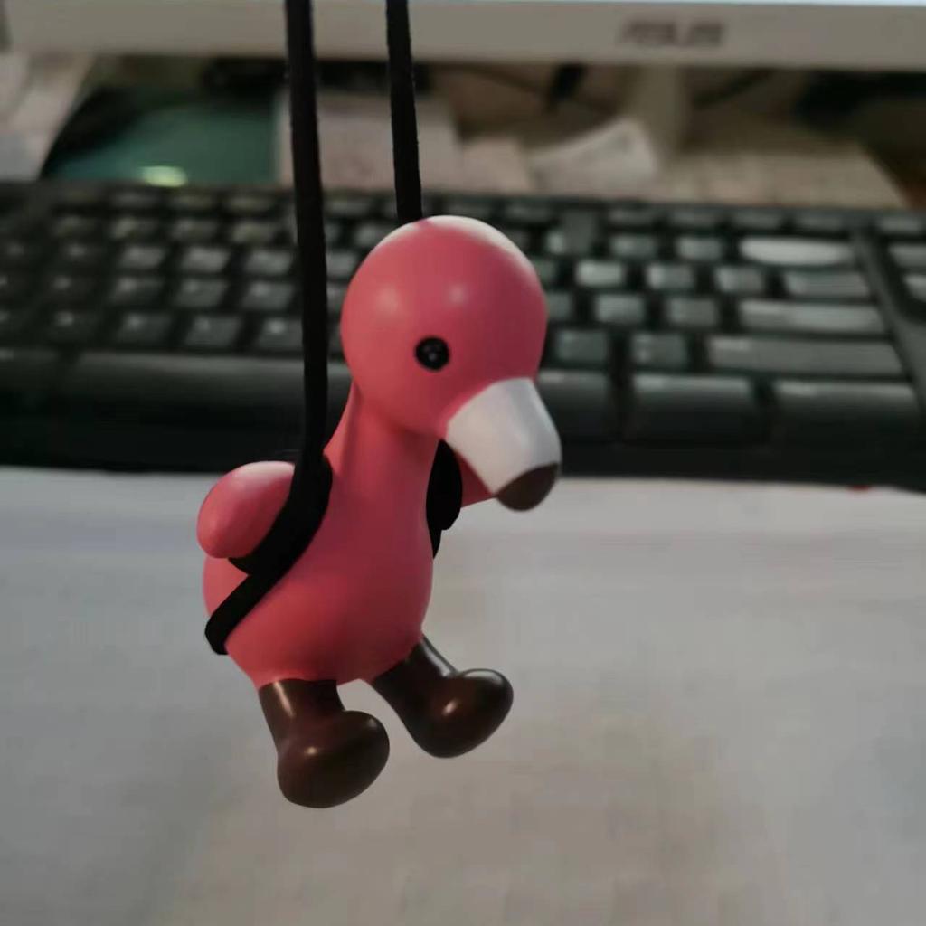 Автомобильный кулон, милое аниме, маленькая утка, качели, авто зеркало заднего вида, подвесные украшения, аксессуары для интерьера, подарки для девочек