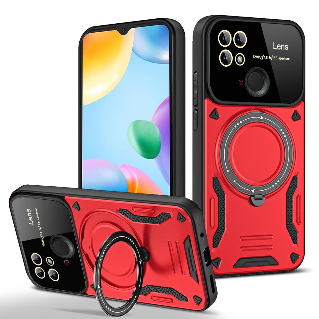 Для Xiaomi Redmi 10C Чехол Кольцо Стенд Броня Ударопрочный Чехол Для Redmi 10C 10 C Magsafe Беспроводное Зарядное Устройство Магнитный Чехол Для Redmi10C