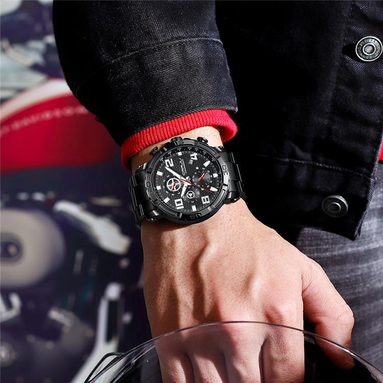 CRRJU-2297 Мужские часы Повседневные деловые модные индивидуальные часы Мужские часы Студенческие часы Простой календарь