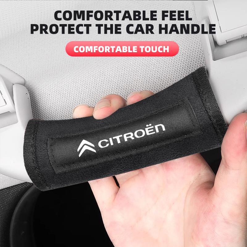 New Car Roof Handle Protection Pull Gloves Auto Emblem Accessories For Citroen C1 C3 C4 C5 C6 DS 3 DS 4 DS 5