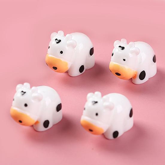 20 шт. миниатюрная фигурка молочной коровы крошечная ферма животное кукольный домик микропейзаж сказочный сад украшение реквизит