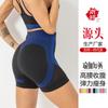 Спортивные шорты Европейские и американские быстросохнущие эластичные подтягивающие бедра брюки для йоги женские облегающие модные спортивные леггинсы персиковые бедра шорты для бега фитнеса