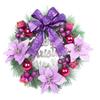 Christmas Front Door Garland Outdoor Decoration Holiday Welcome Garland Decoration Christmas Wreath