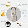 Kitchen Aprons 2-Pack Adjustable 2-Pocket Aprons Water-Resistant Kitchen Aprons for Men Women Long Ties Black+White