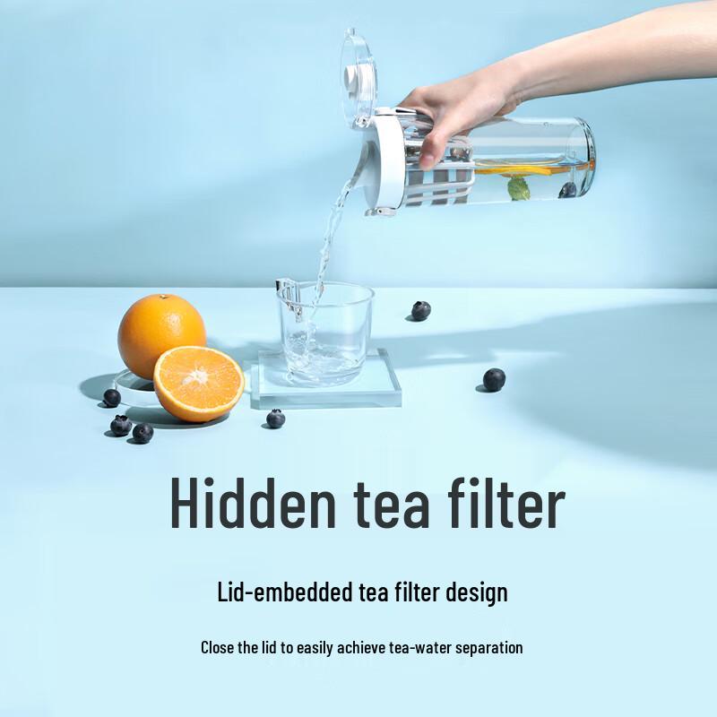 Бутылка для воды Xiaomi Mijia 600 мл из Tritan с фильтром для чая