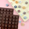 26 English Letters + 4 White Board Silicone Mold Ice Cube Chocolate Mould Cake Decoration DIY Gadgets Kitchen Bar Accessories