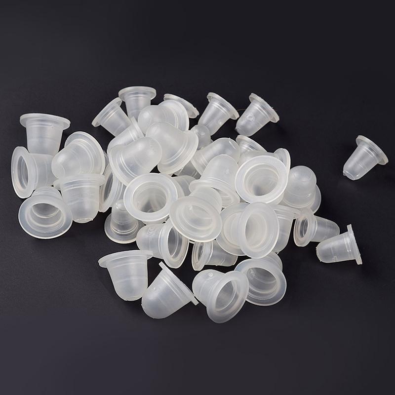 100Pcs Microblading Tattoo Ink Cups Permanent Makeup Pigment Holder Containers