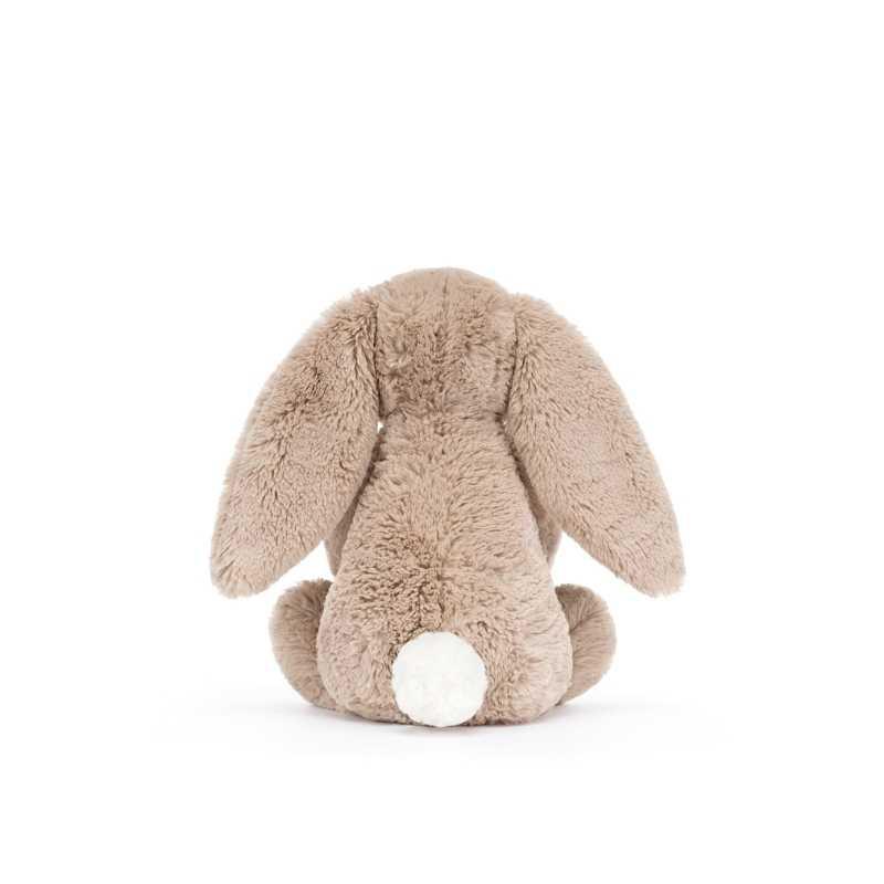 JELLYCAT застенчивый бежевый кролик Бонни милая плюшевая кукла высота в сидячем положении 23 см