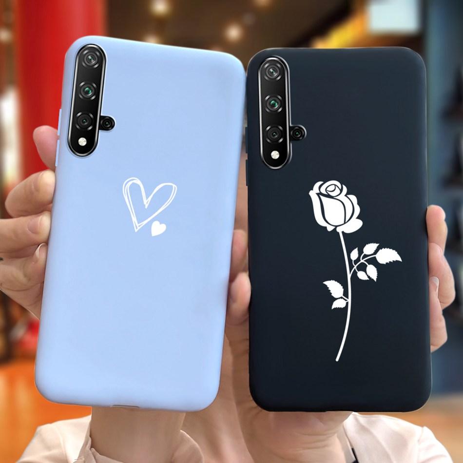 Чехол для Huawei Nova 5T Красивая Девушка Цветок Чехол для Телефона Для Huawei Nova5T YAL-L21 Мягкий Силикон Ударопрочная Задняя Крышка Бампер