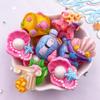 6pcs Colorful Resin Pearl Shell Starfish Seaweed Wish Bottle Treasure Chest 3D Figurines Flat Back Scrapbook DIY Jewellery