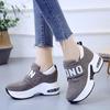 New thick-soled muffin shoes, student casual shoes, autumn single shoes, Velcro inner height increase
