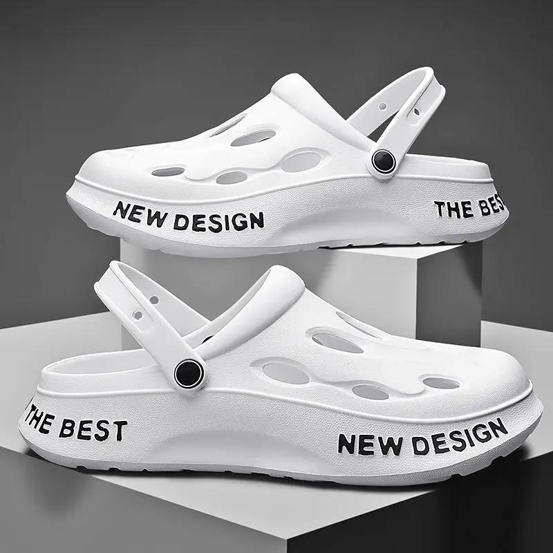Fashion Slip-resistant Platform Slippers for Men Beach Sandals Man Casual Cheap Liquidation Rubber Designer Luxury 2024 Style Eva Shoes