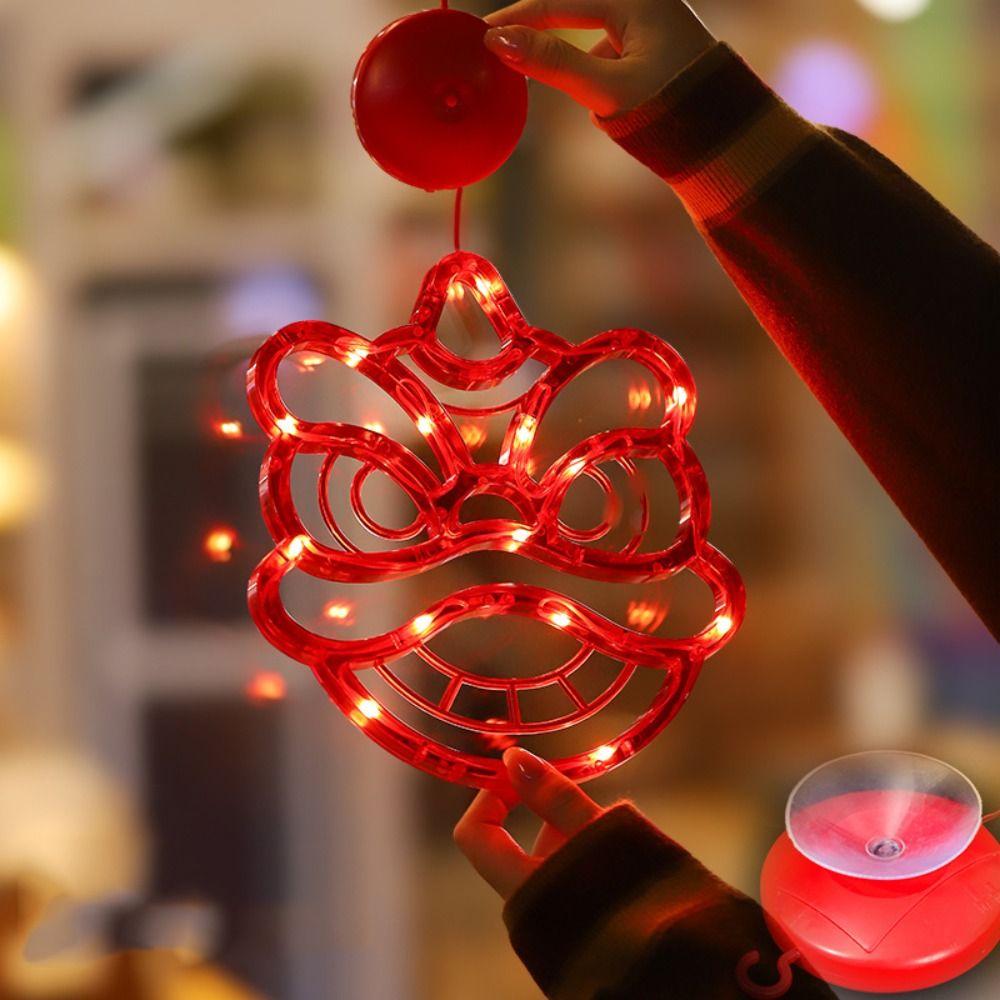 Suction Cup Window Lamp Decoration Dragon Light Pendant Chinese New Year New Year Hanging Light