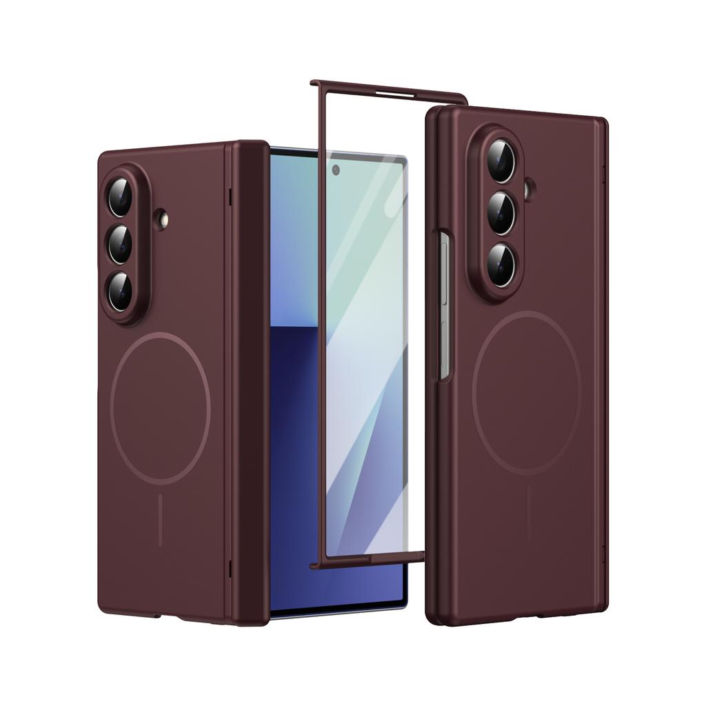 Drop Hinge Protection Military Grade Magnetic Case for Samsung Z Fold 8 Ultra Cases Z Fold 7 6 5 4 Built-in Glass Screen Protect