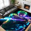 Anti‑Slip Crystal Velvet Floor Rug, One Piece Design Carpet for Indoor Living Bedroom Home Decoration