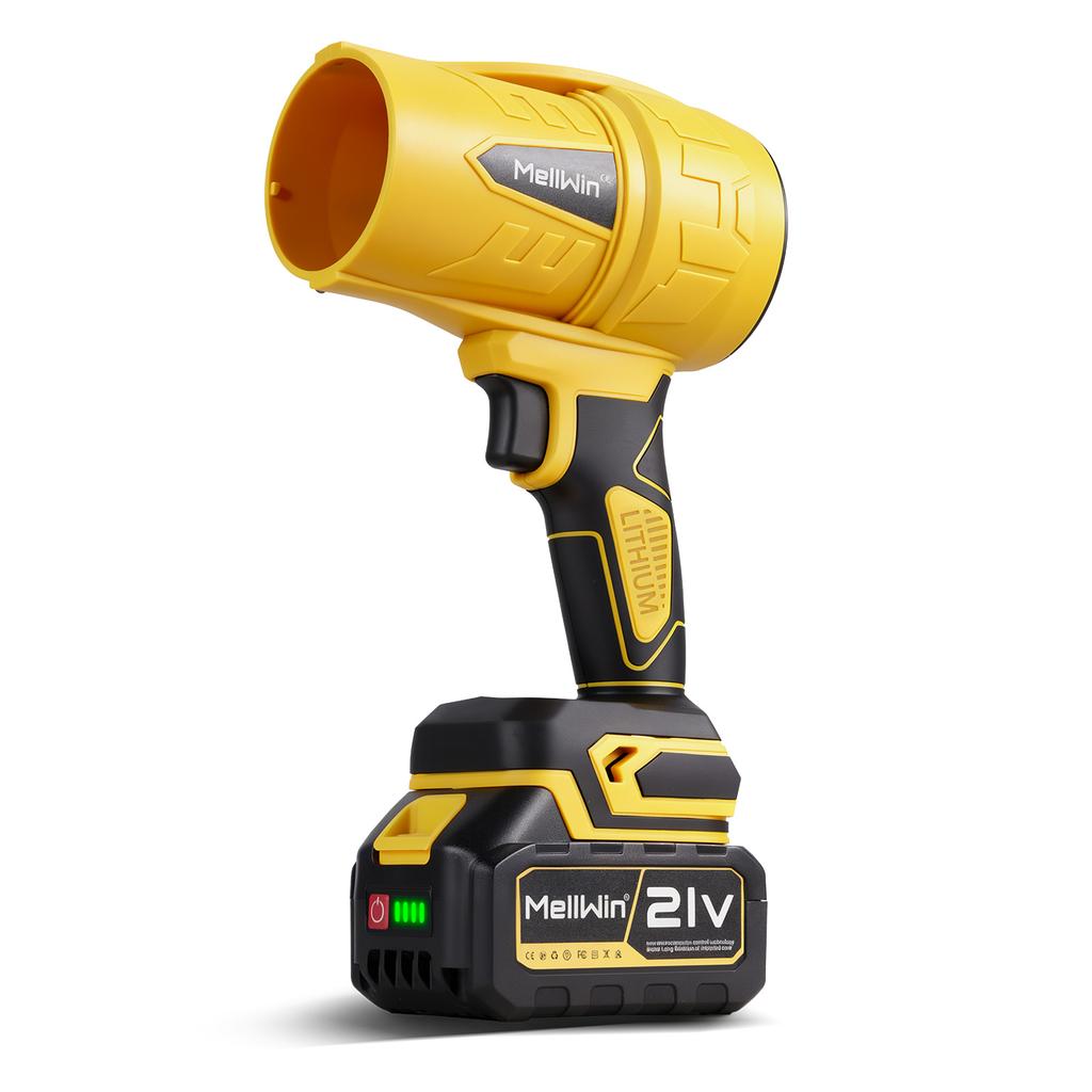 MELLWIN Бесщеточные электрические турбовентиляторы, реактивные мощные ручные воздуходувки для листьев, пылеудаление для аккумулятора Makita 18 В, контакты