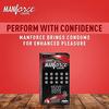 Manforce Litchi Flavoured Extra Dotted Condoms for Men10 Pcs  X  PACK OF 6 Lubricated Latex Condom for Enhanced Pleasure Intimate