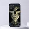 Horror Skull Phone Case For Iphone 11 12 Mini 13 14 Pro Xs Max X 8 7 6s Plus 5 Se Xr Shell