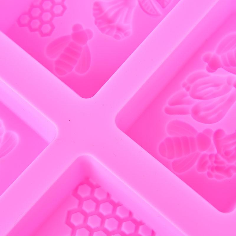 1 шт. Медоносная пчела силиконовая форма для мыла своими руками 3D мыло форма