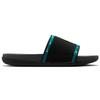 Nike Offcourt Rubber Sole Slip Resistant Slip Resistant Slide Slippers Men's Black Green DH6985-001