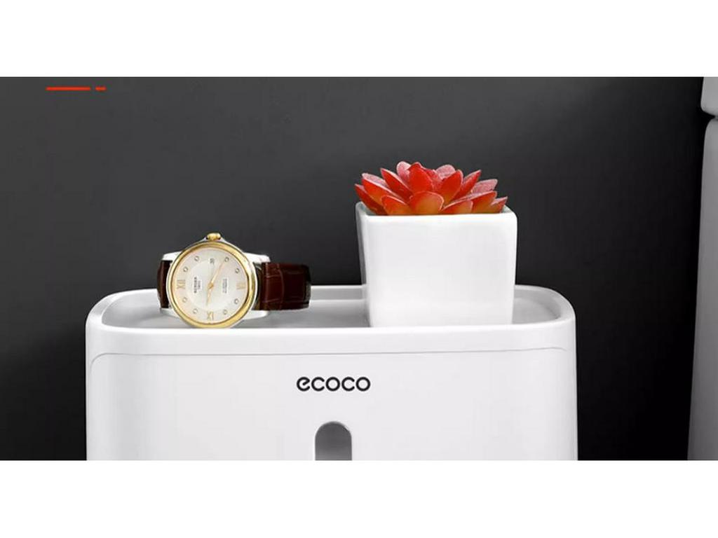 Wall-Mounted Waterproof Toilet Paper Holder and Tissue Box