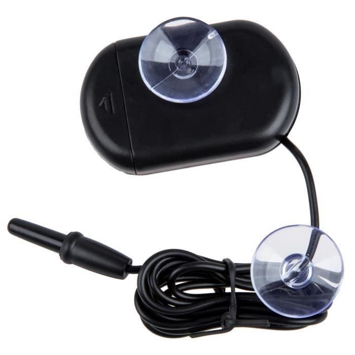 Аквариумный термометр - Черный - Цифровой ЖК-дисплей от -50 °C до +70 °C