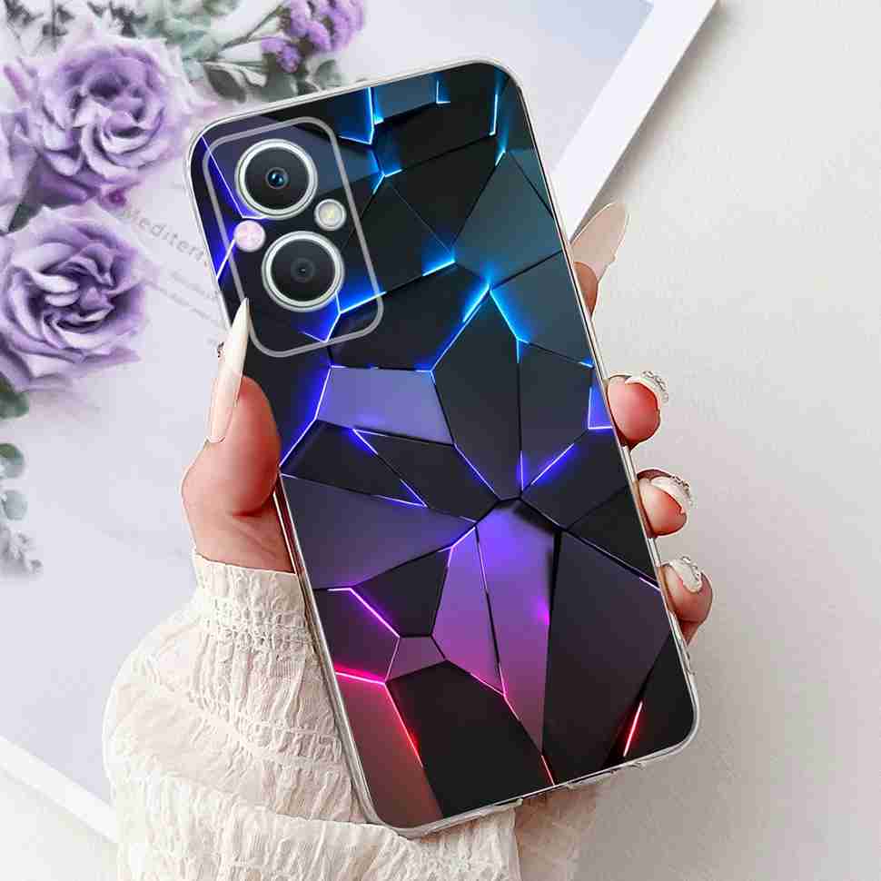 Для Oppo A96 5G 6.43" PFUM10 Чехол PHA120 Роскошный Любовь Милый Кот ТПУ Мягкий Силиконовый Чехол Для Oppo Reno7 Z 5G CPH2343 Корпус Телефона