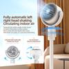 Air Turbine Circulation Fan Floor-standing Fan 5-gear Adjustable Air Circulating Fan Adjustable Height Timing Control Rechargeab