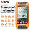 New SZ02 Digital Multimeter Transistor Smart Tester 9999 Counts True RMS Auto Electrical Capacitance Meter Temp Resistance Tester with Digital Display
