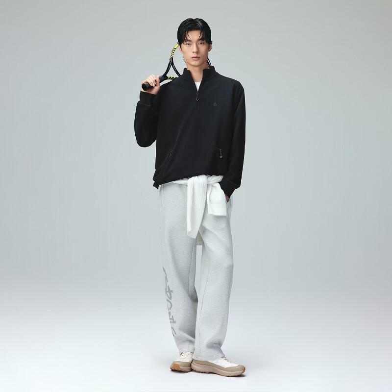 Мужская антистатическая вафельная толстовка Jack & Jones с полумолнией