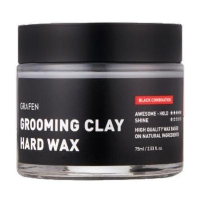 Graffen Grooming Clay — Твердый воск для волос, 75 г, 1 шт.