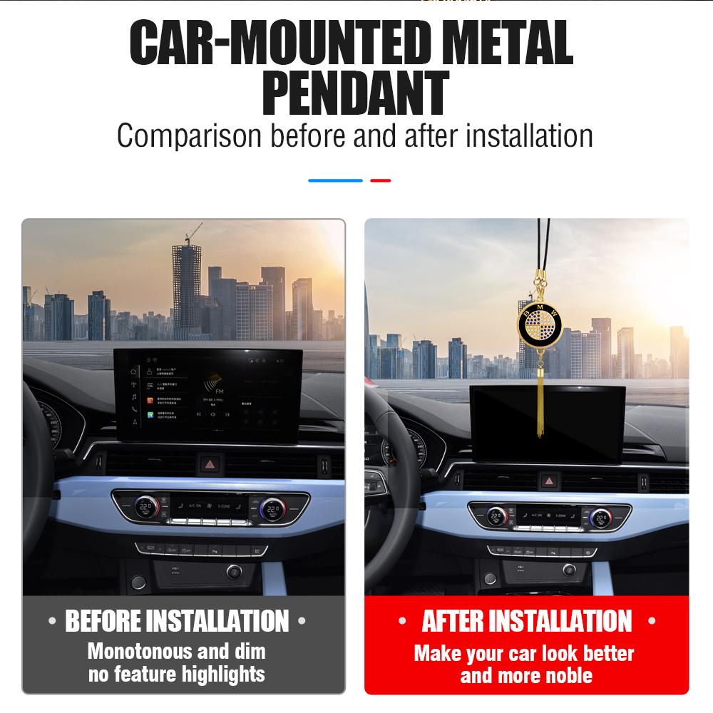 Подвеска для автомобиля, подвесная, металлическая кружевная подвеска для зеркала заднего вида салона автомобиля для BMW E46 E90 E60 F30 E39 F10 E87 E92, автомобильные аксессуары