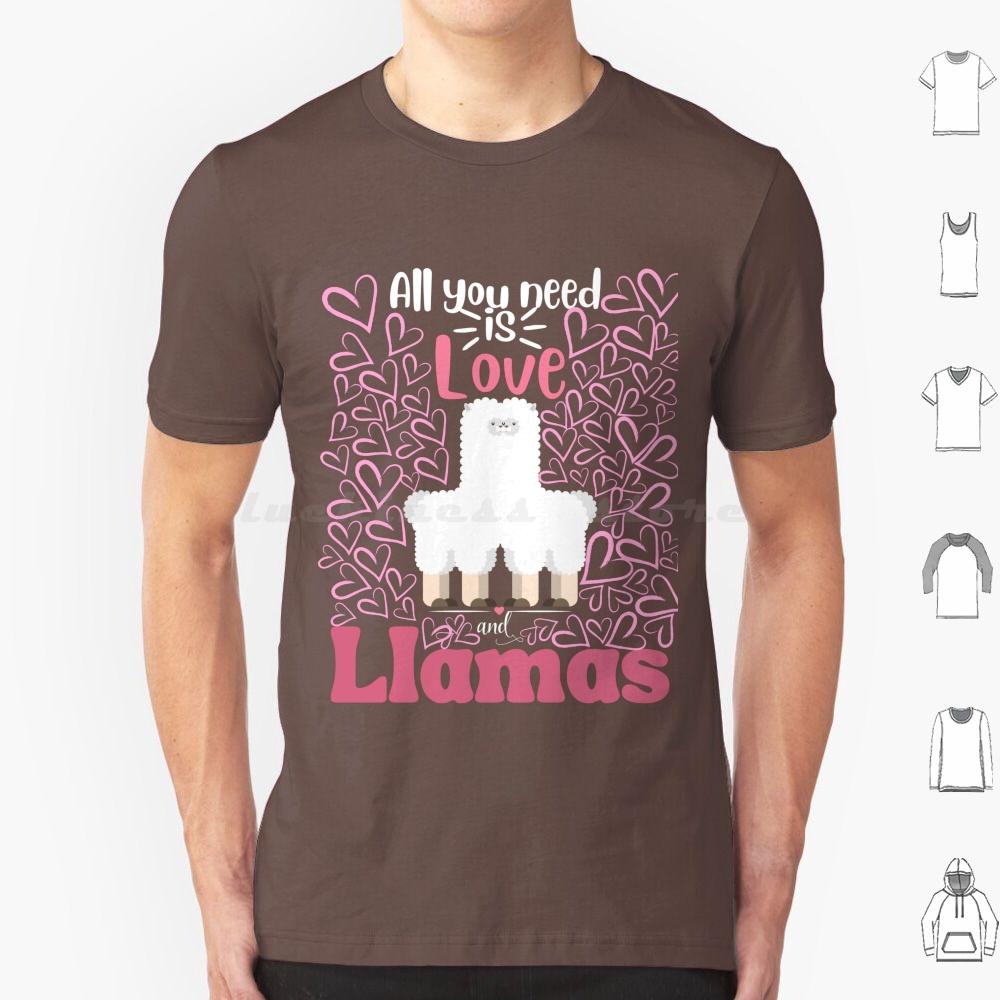 Llama Valentine Puns T Shirt Big Size 100% Cotton Cute Llama Valentine Puns Llama Valentine Puns Love Cool Llama Valentine Puns