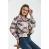 Зимняя женская рубашка в клетку Lumberjack | Зимние модели рубашек в толстую клетку для женщин | Повседневный женский клетчатый топ