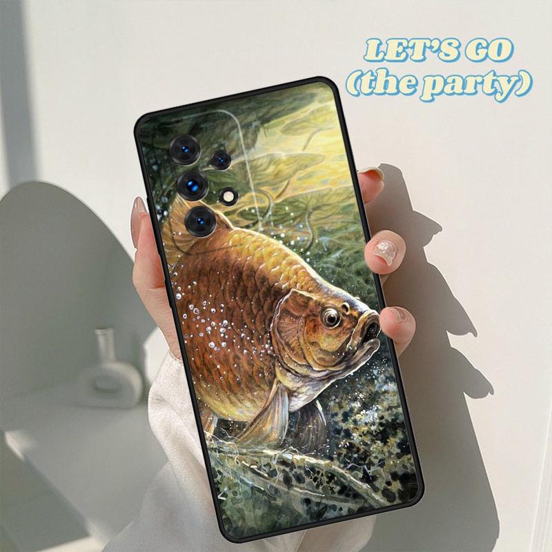 Fish Fishing phone case For Samsung Galaxy A42 A31 A40 A51 A71 A32 A80 A91 A52 A72 A73 A20e A21S A50 A70 A11 A12 Cover